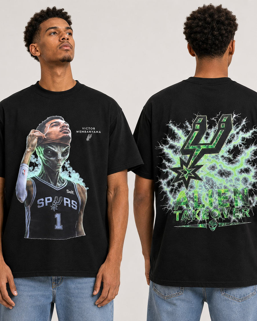 Victor Wembanyama Alien Takeover Graphic Tee