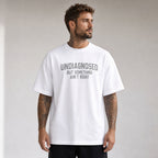 Undiagnosed But Something Ain't Right funny graphic tee white front print model