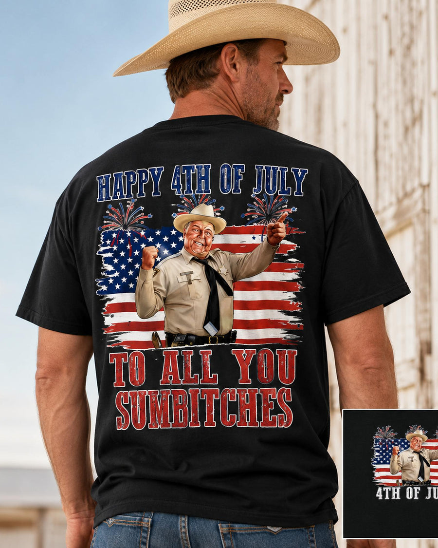 Happy 4th Of July Sumbitches Graphic Tee