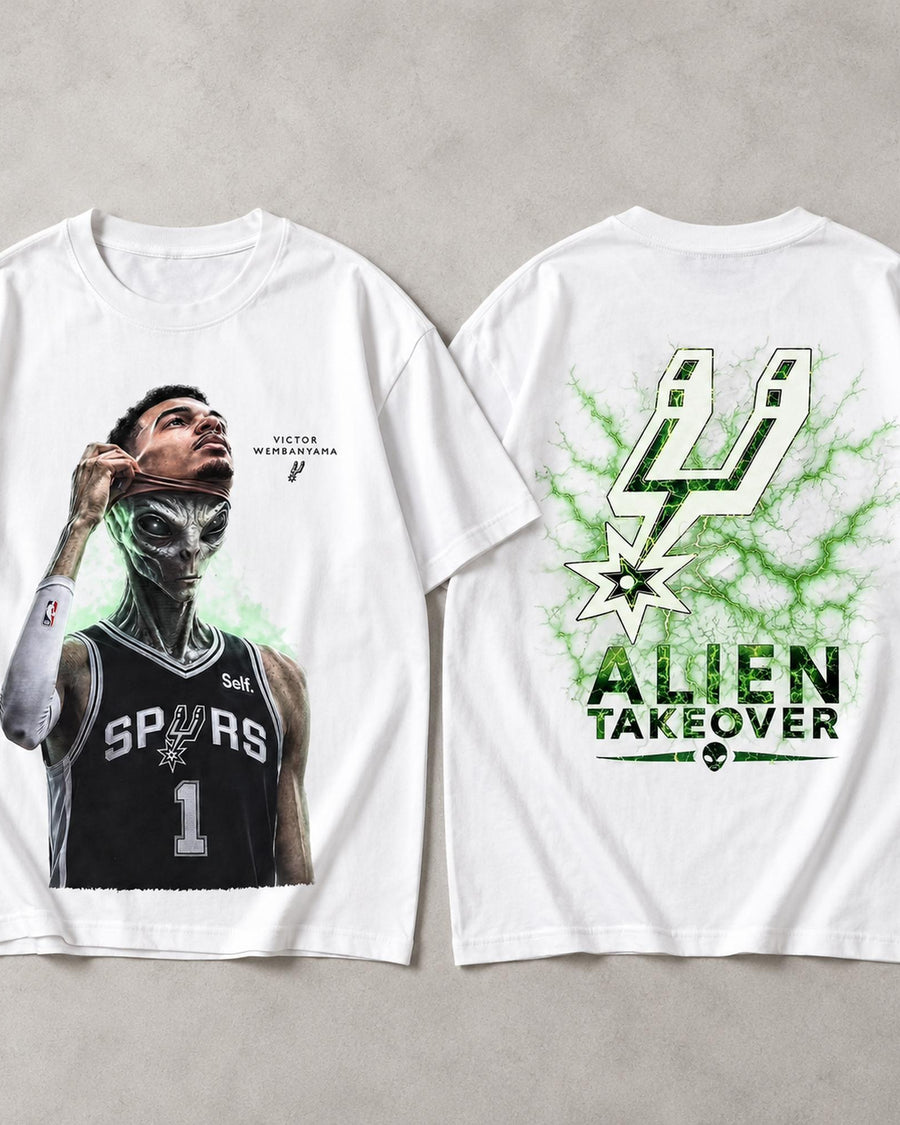 Victor Wembanyama Alien Takeover Graphic Tee