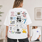 BTS 2026 Tour Graphic Tee front print product photo 02 | Diya Glow