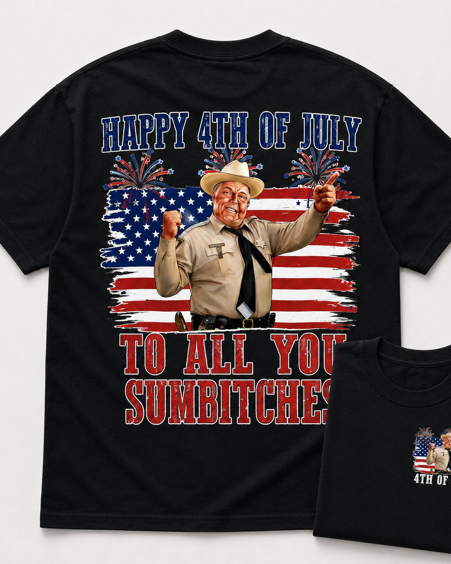 Happy 4th Of July Sumbitches Graphic Tee