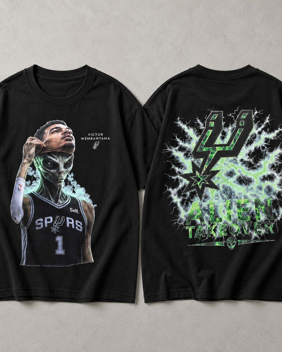 Victor Wembanyama Alien Takeover Graphic Tee
