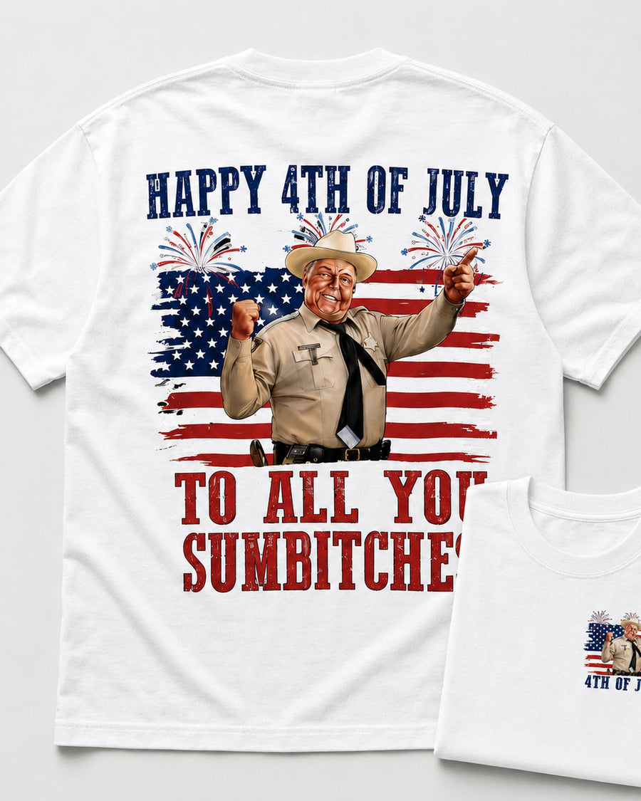Happy 4th Of July Sumbitches Graphic Tee