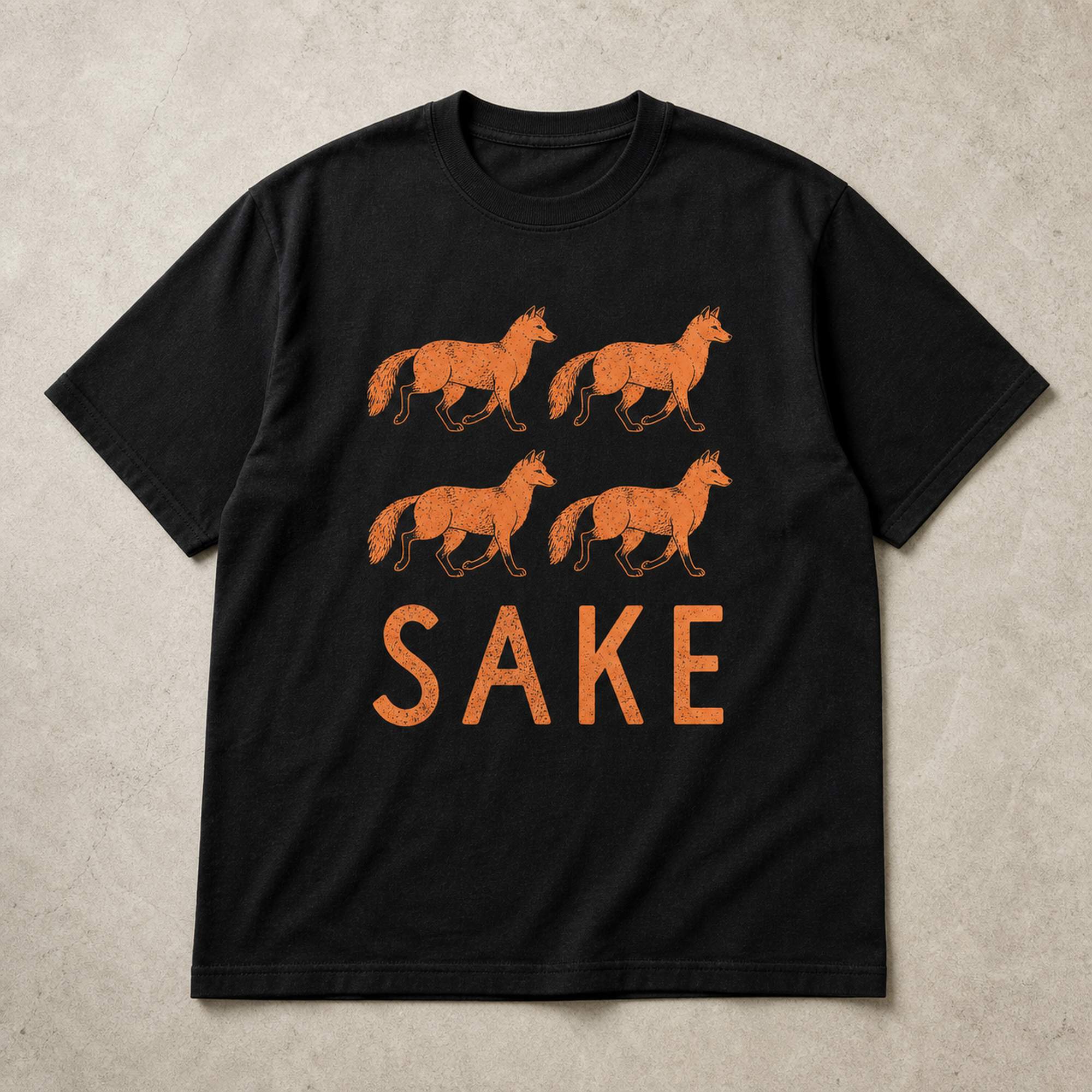 For Fox Sake Funny Graphic Tee front print product photo 05 | Diya Glow