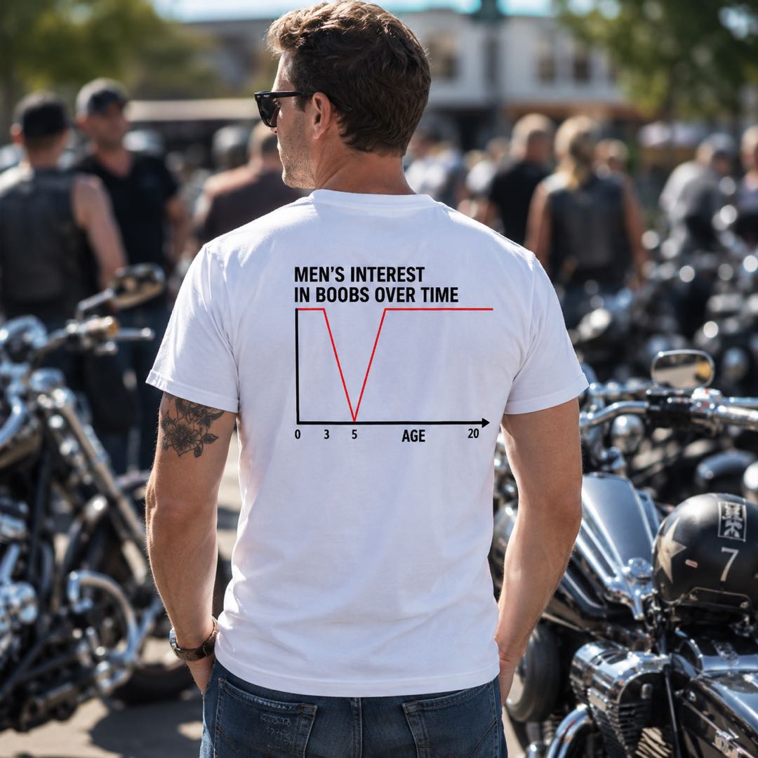 The Shirt Everyone Stops to Read  | Funny Men’s Interest Graph Tee | Viral Meme Gift