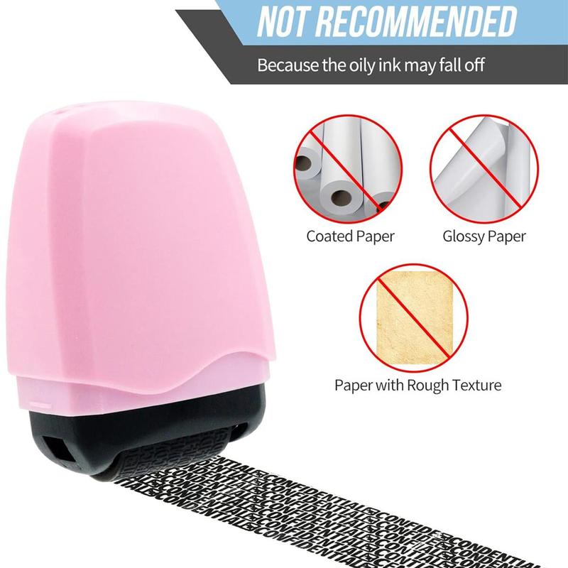 Wide-Coverage Privacy Roller Stamp – Personal Info Blockout Tool