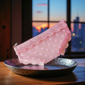Y2K Panty-Shaped Mesh Makeup Bag – Lace Heart Cosmetic Pouch