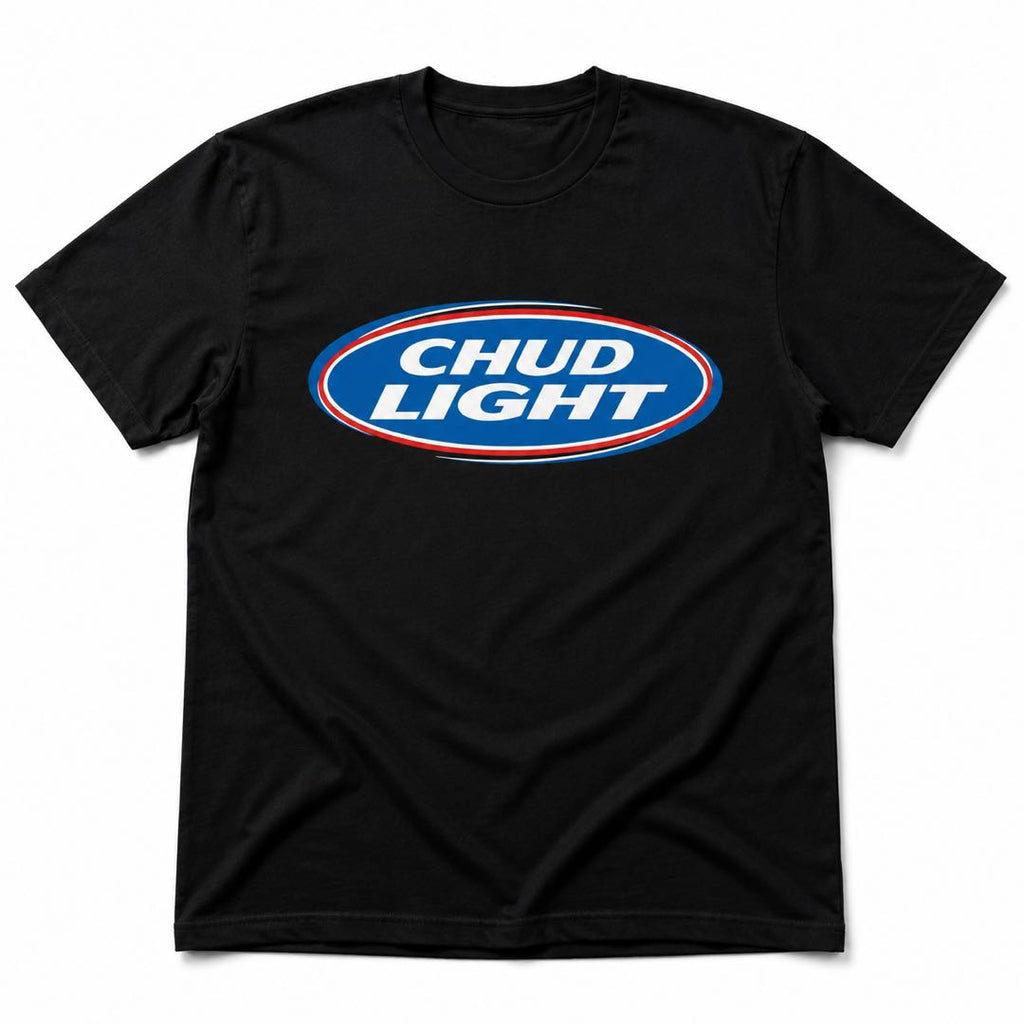 CHUD LIGHT Funny Graphic Tee – The Beer Shirt That Gets Everyone Talking