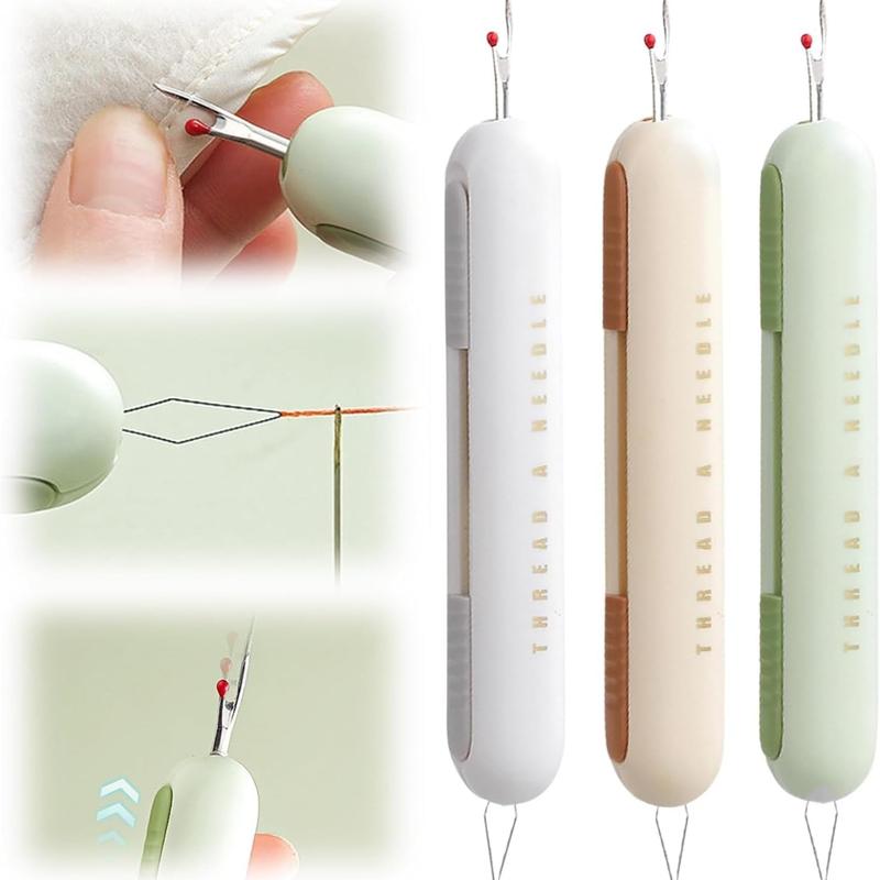 3-Pack 2-in-1 Needle Threader & Seam Ripper