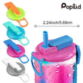 4-Pack Reusable Soda Can Lids with Straws – One-Click Covers