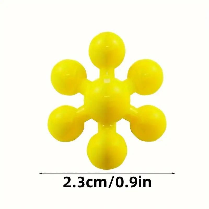 100PCS Snowflake Building Blocks – Colorful DIY Flower Puzzle Kit