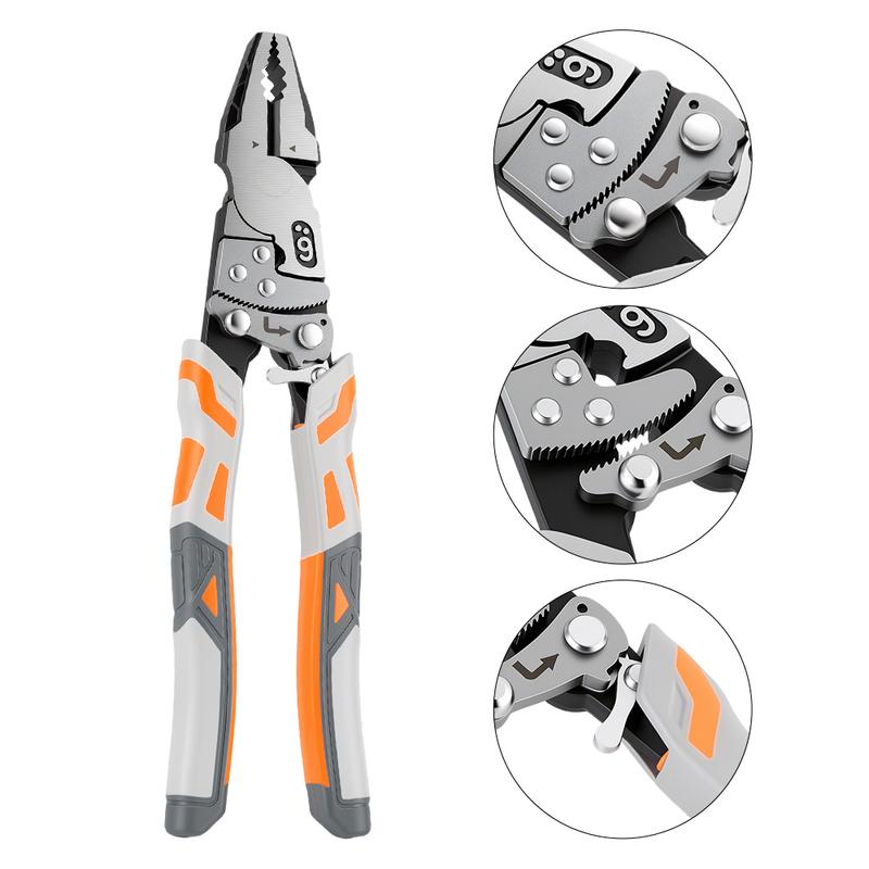 55 Steel Self-Locking Ratchet Pliers – Heavy-Duty Grip Tool