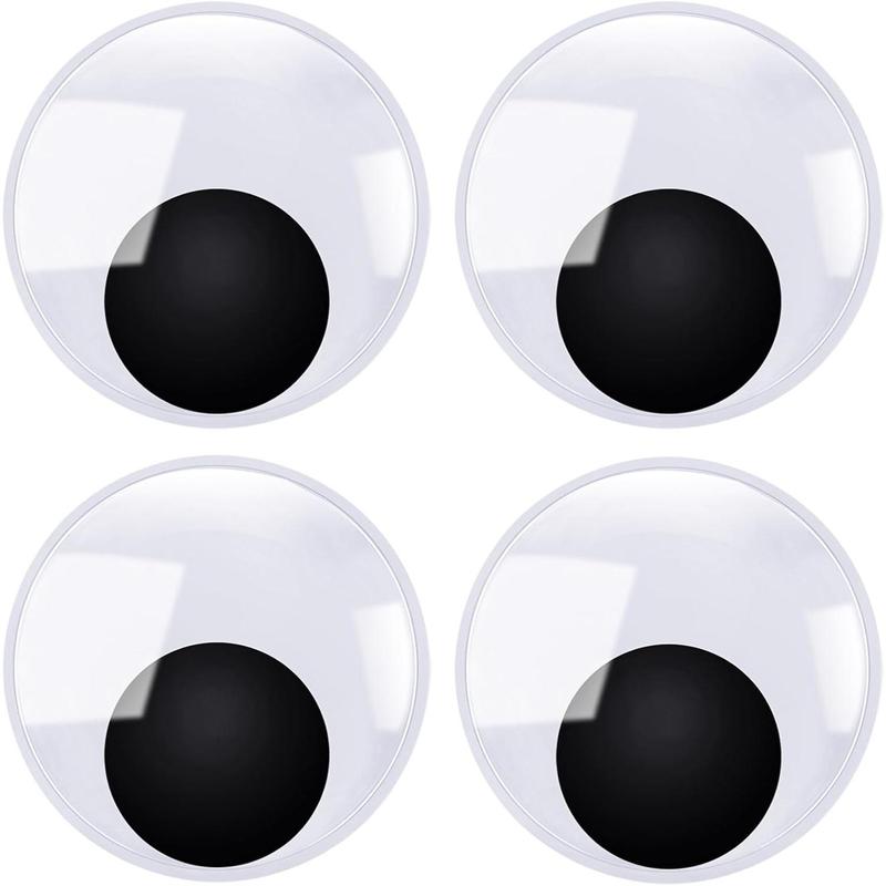 4PCS Giant Googly Eyes – Self-Adhesive Wiggle Eyes for Crafts