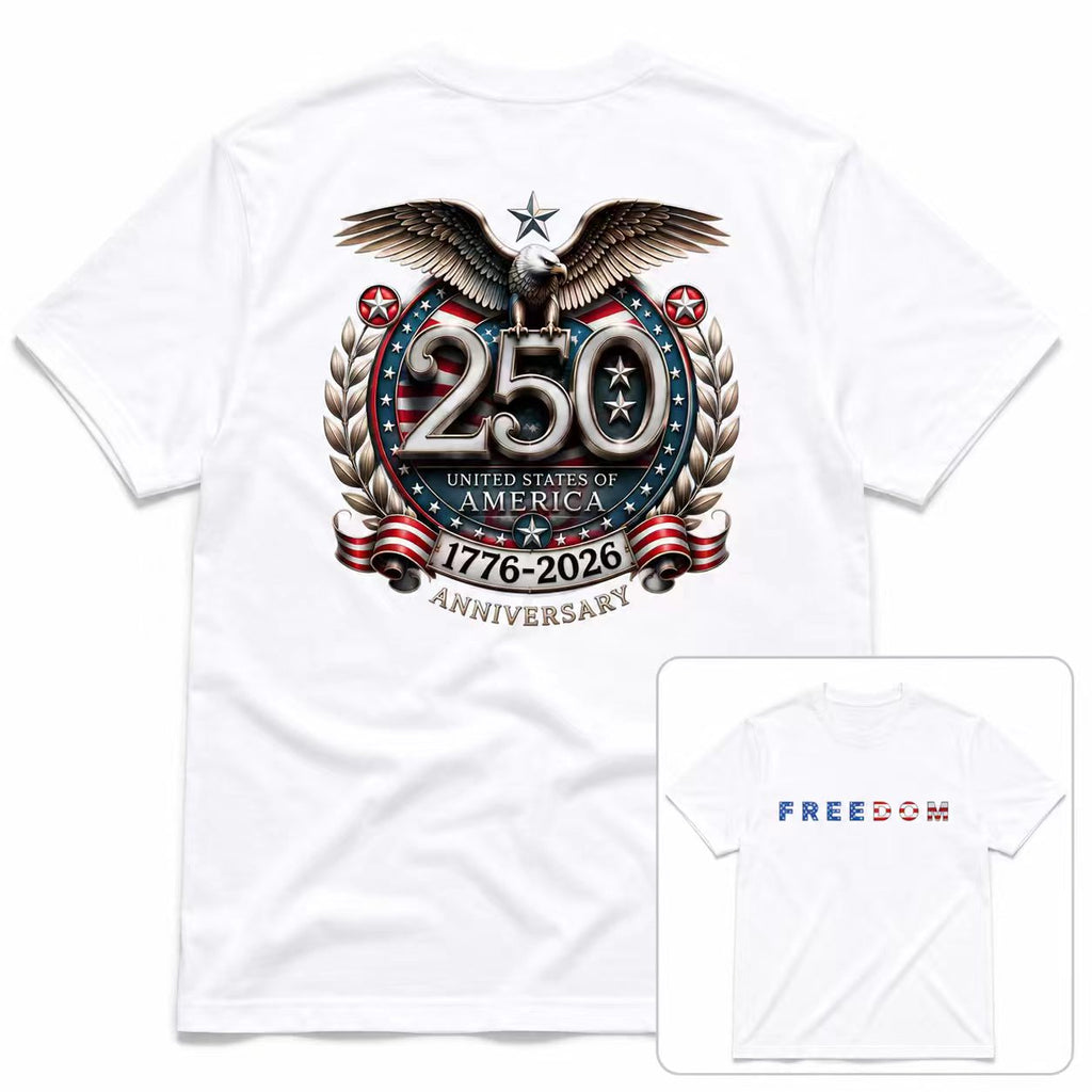Born Free. Proud American. 250th Anniversary Tee