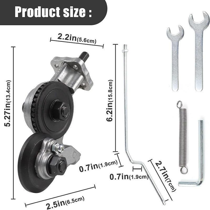 Drill-Powered Sheet Metal Cutter Attachment – Thin Metal Shear