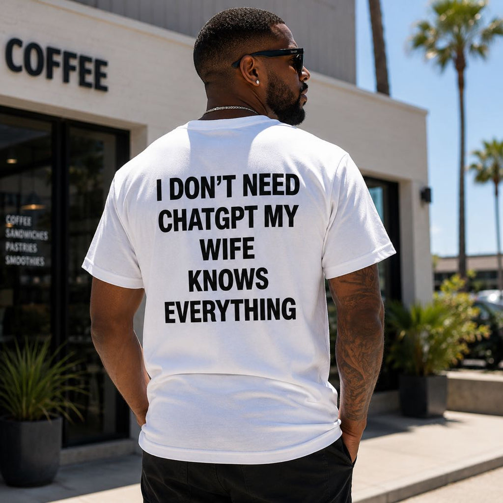 Camiseta "Mi Novia Lo Sabe Todo" – La camiseta más divertida sobre relaciones que jamás usarás