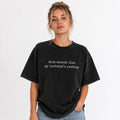 That Sounds Like My Husband's Problem Washed Tee | Funny Sarcastic Vintage Graphic T-Shirt for Women