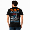 D.O.T. Where You Headed Funny Trucker T-Shirt | My Logbook Truck Driver Tee