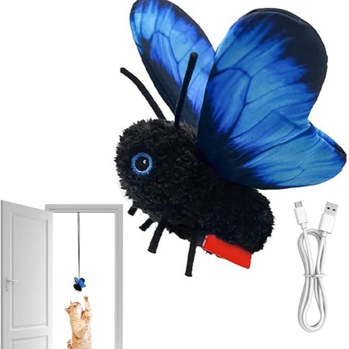 USB Rechargeable Butterfly Cat Toy – Automatic Interactive Teaser