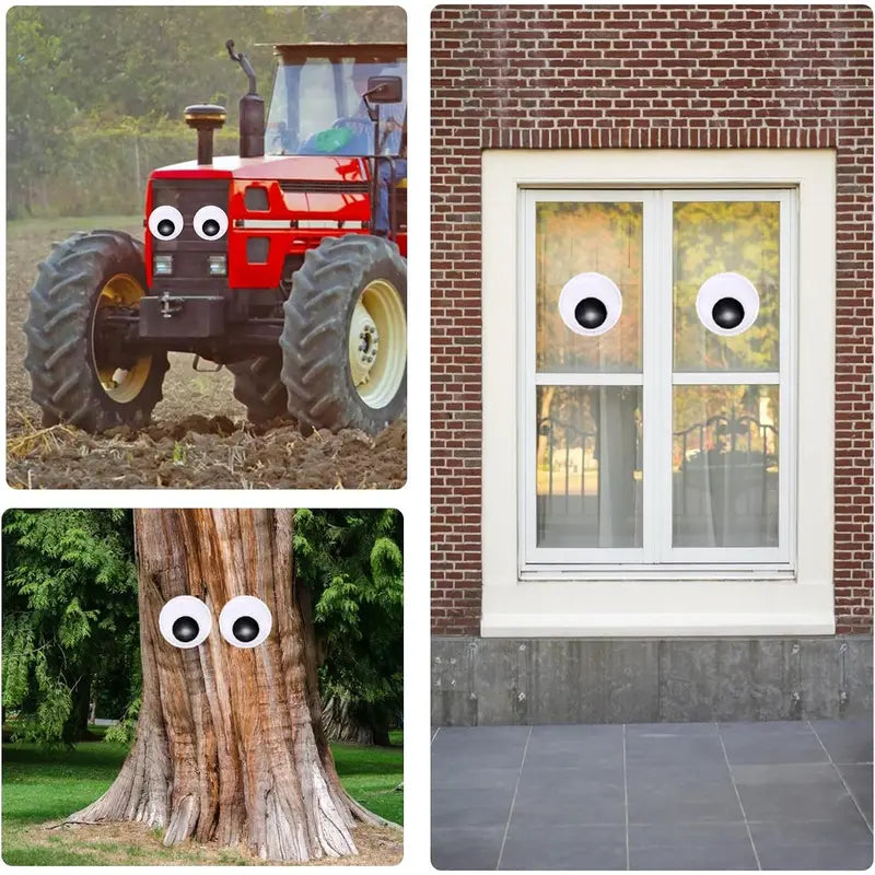 4PCS Giant Googly Eyes – Self-Adhesive Wiggle Eyes for Crafts