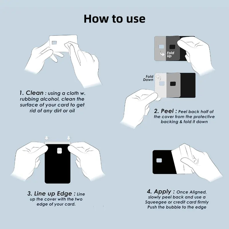 Funny Cardboard-Style Credit Card Skins – NO MONEY & TRUST ME