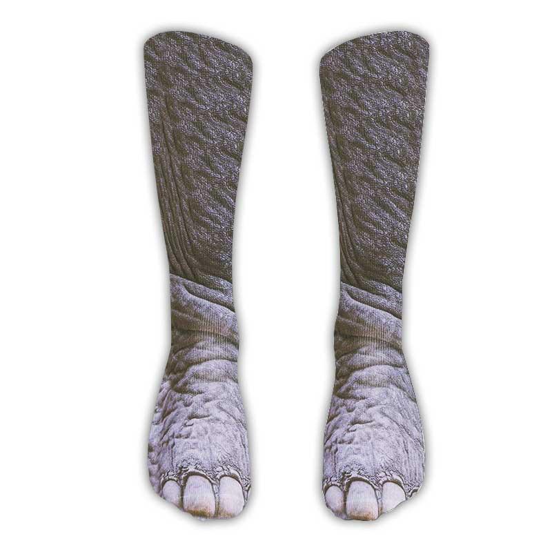 3D Animal Paw Print Novelty Socks