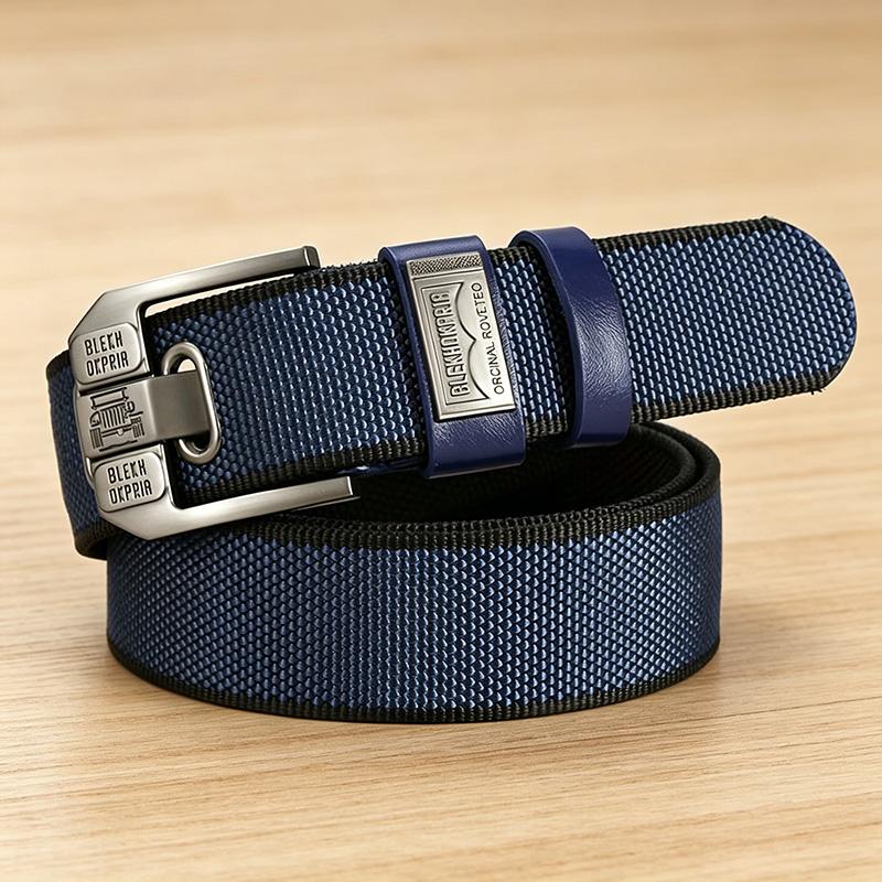 Adjustable Holeless Belt – Minimalist Square Sliding Buckle