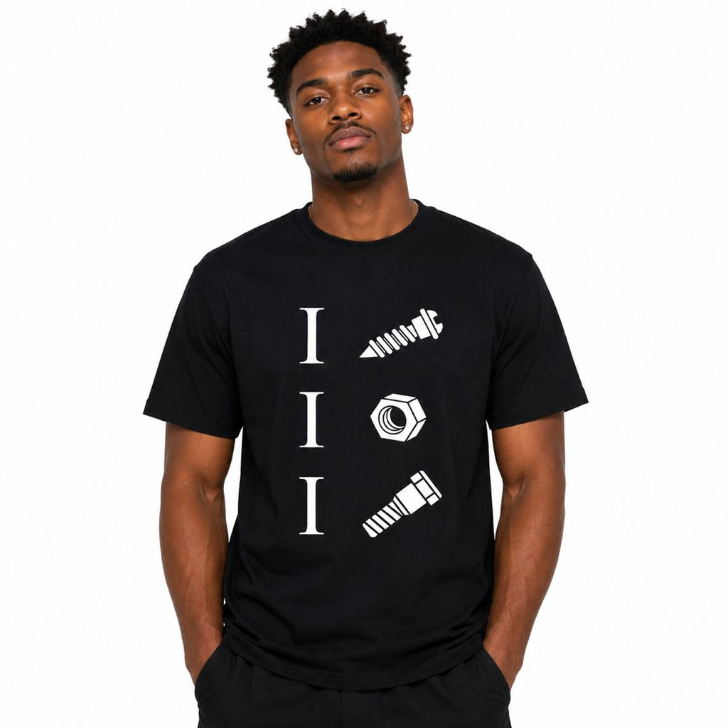 I Love Nuts & Bolts Funny Mechanic T-Shirt | Engineer & DIY Graphic Tee