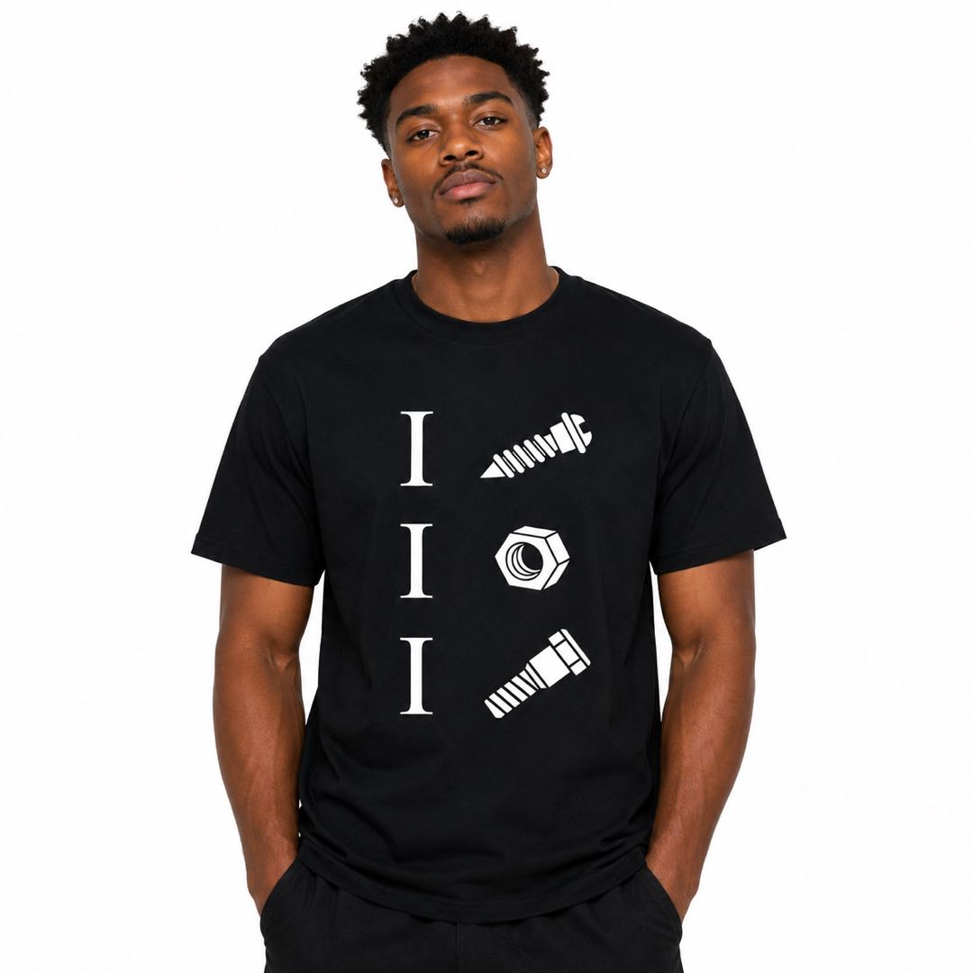 I Love Nuts & Bolts Funny Mechanic T-Shirt | Engineer & DIY Graphic Tee
