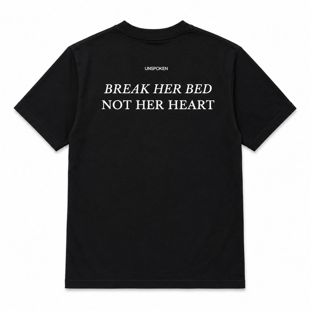 The Gentleman’s Rule: Break Her Bed, Not Her Heart T-Shirt