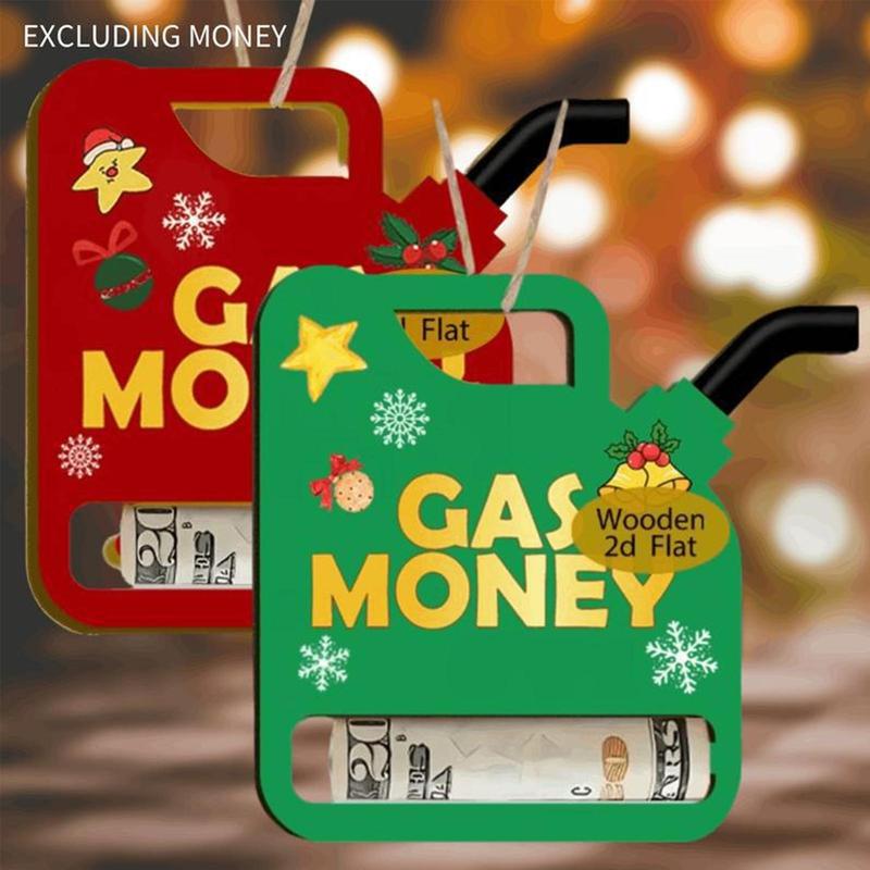 2PCS Gas Money Wooden Gift Card Holders – Novelty Gift Boxes