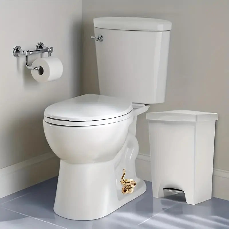 Gold Hand-Gesture Toilet Bolt Caps – 2 Sets Decorative Covers
