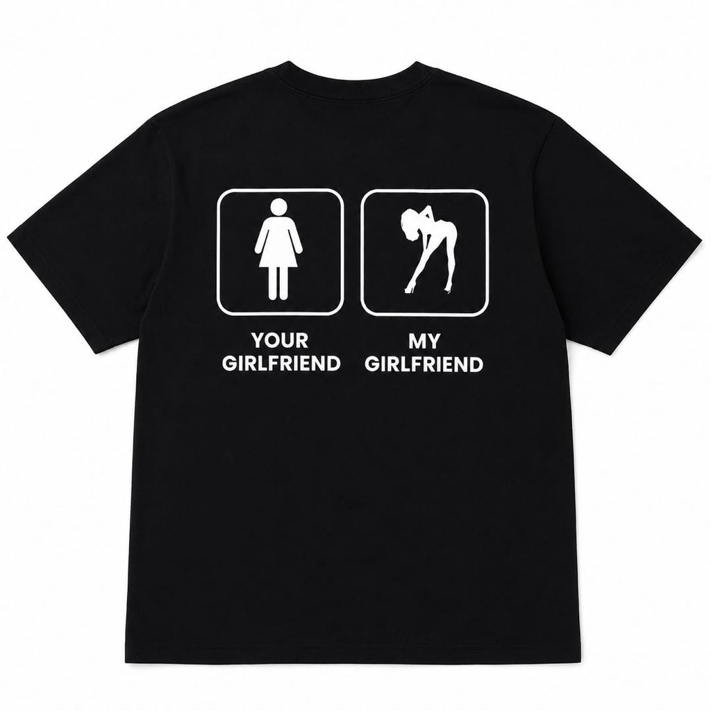 Sorry Bro, My Girlfriend Wins-Funny Relationship Graphic Tee | My Girlfriend Is Different T-Shirt