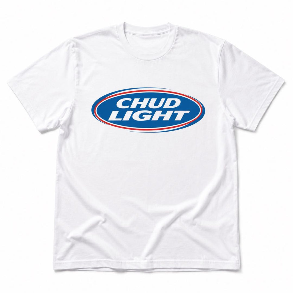 CHUD LIGHT Funny Graphic Tee – The Beer Shirt That Gets Everyone Talking
