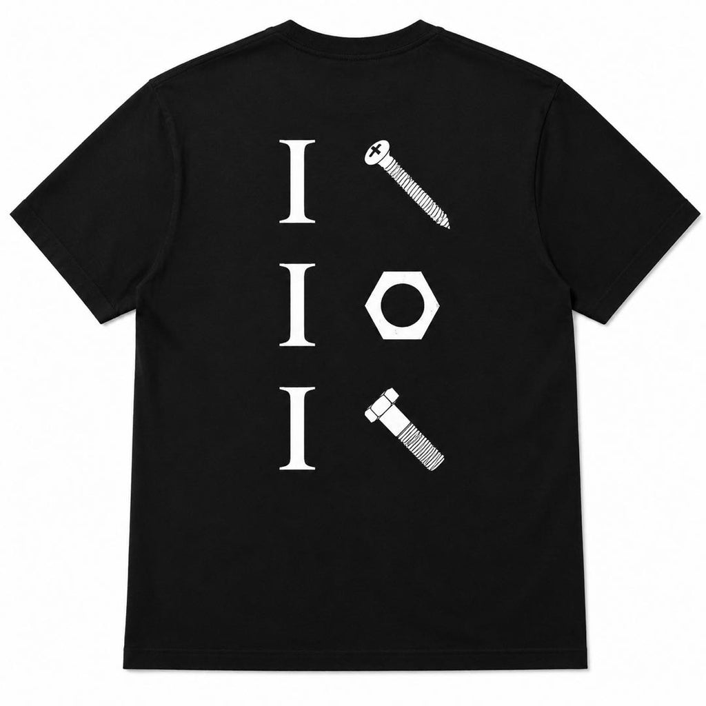 Funny Mechanic T-Shirt | I Love I Screw I Bolt Graphic Tee | Handyman Tool Humor Shirt