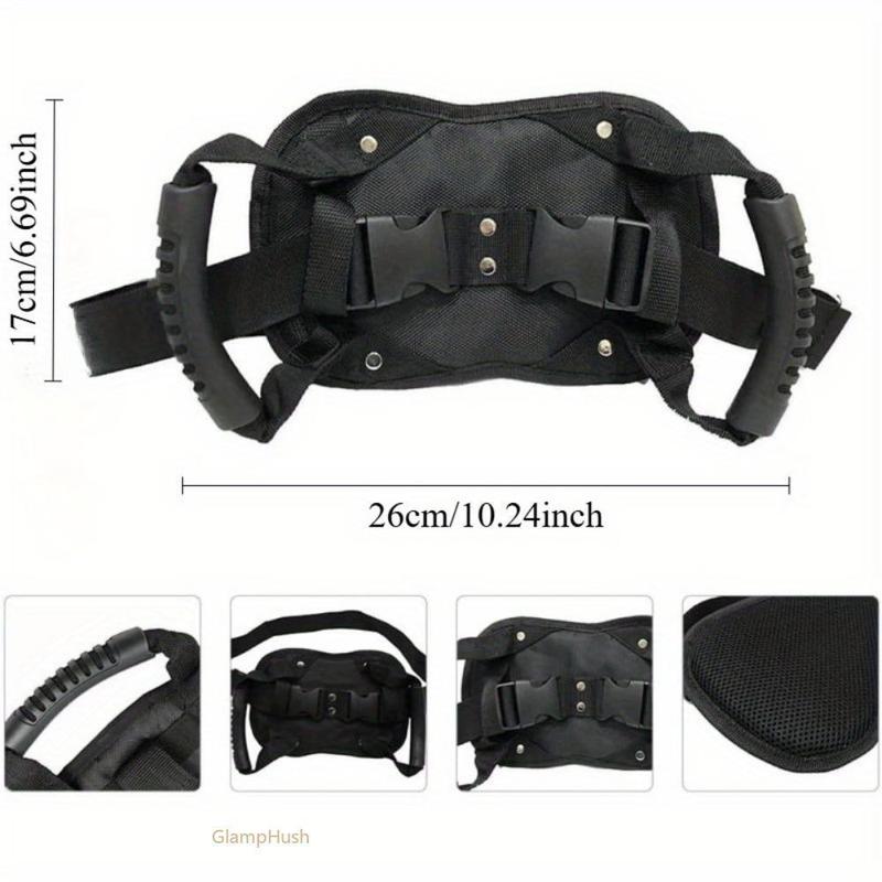 Motorcycle Passenger Grab Handle Belt – Adjustable Rear Seat Grip Strap