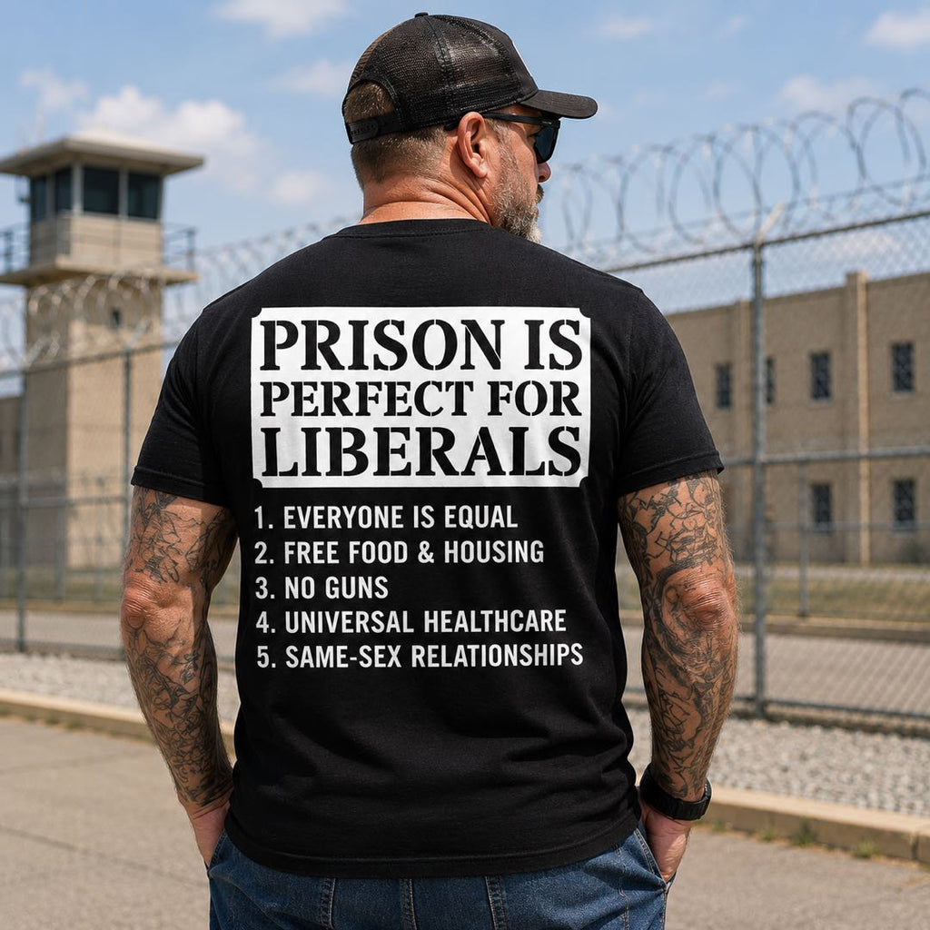 Viral Political Satire T-Shirt – Funny Back Print Graphic Tee