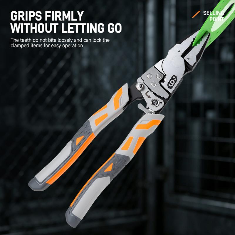 55 Steel Self-Locking Ratchet Pliers – Heavy-Duty Grip Tool