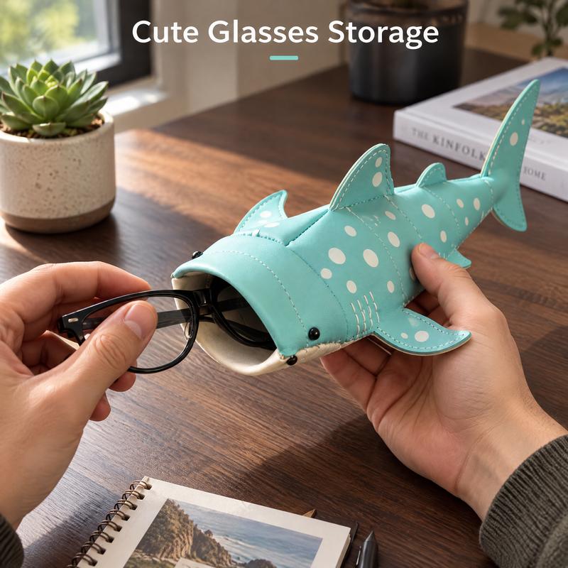 Cute Whale Shark Glasses Case & Pencil Pouch