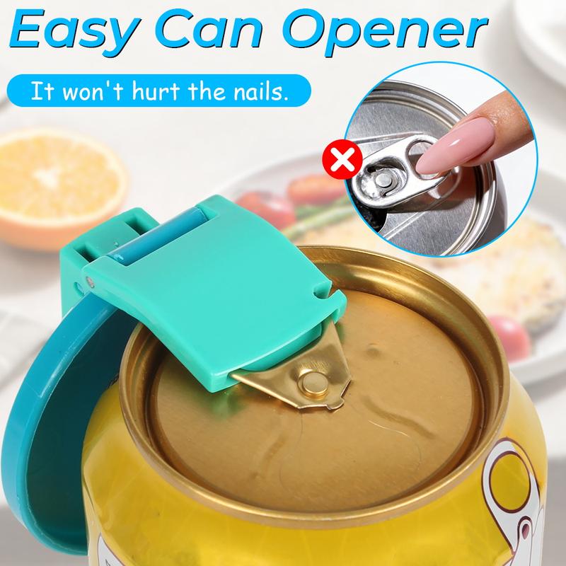 4-Pack Reusable Soda Can Lids with Straws – One-Click Covers