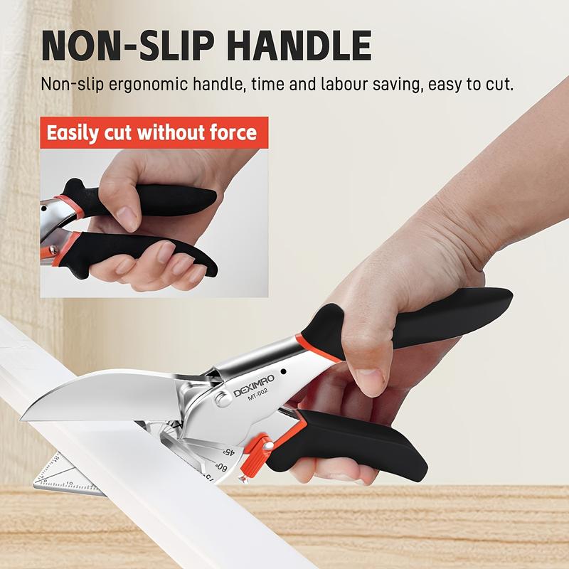 Stainless Steel Adjustable Miter Shears – 45°–135° Angle Cutter