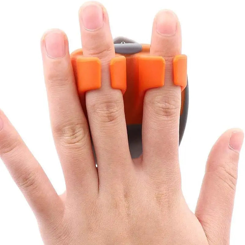 2-Pack Finger-Grip Palm Peelers – Stainless Steel Vegetable Peelers