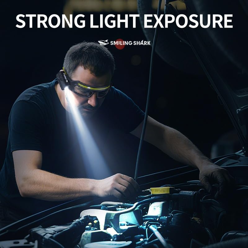 Rechargeable LED Light Glasses – Wave Sensor & 5 Modes