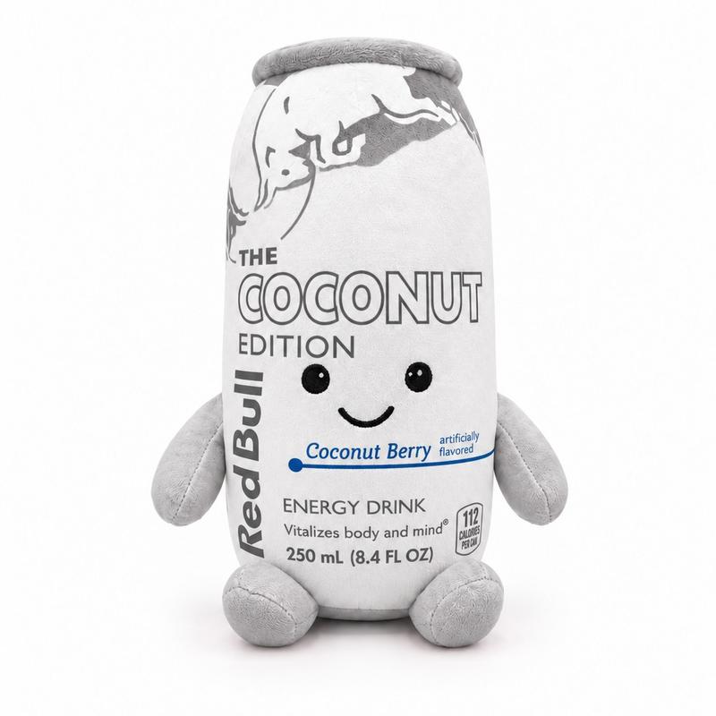 Energy Drink Can Plush Toy – 4 Styles, 8.7" Cute Stuffed Doll