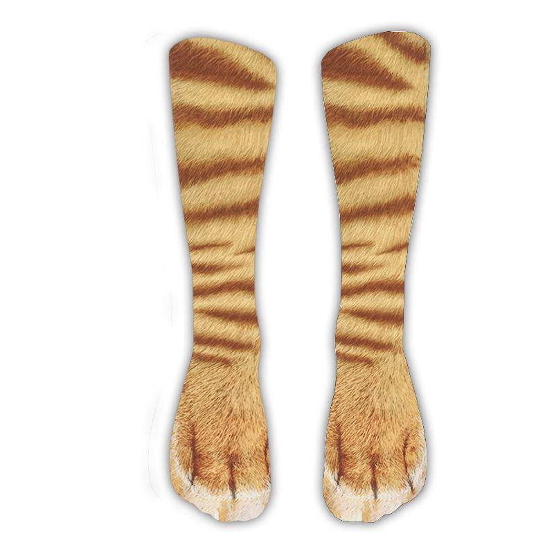 3D Animal Paw Print Novelty Socks