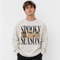 Spooky Season Ghost Graphic Sweatshirt | Cute Halloween Crewneck | Fall Pumpkin Season Pullover