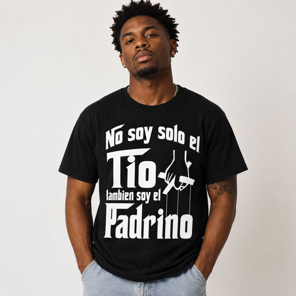 No Soy Solo El Tío También Soy El Padrino Funny Spanish T-Shirt – Proud Godfather Gift Tee