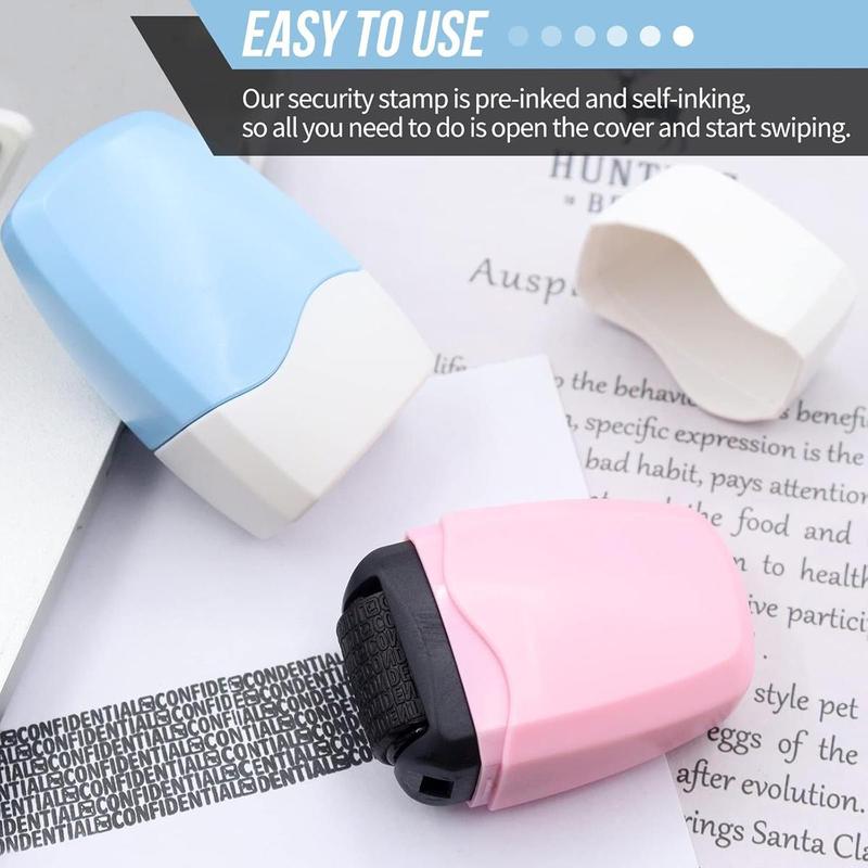 Wide-Coverage Privacy Roller Stamp – Personal Info Blockout Tool