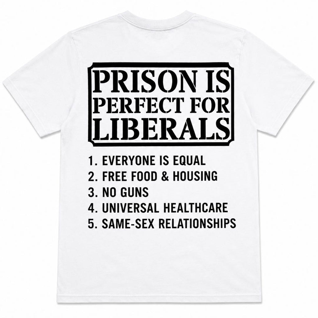 Viral Political Satire T-Shirt – Funny Back Print Graphic Tee